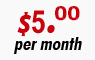 Diamond Hosting - $5.00 per month